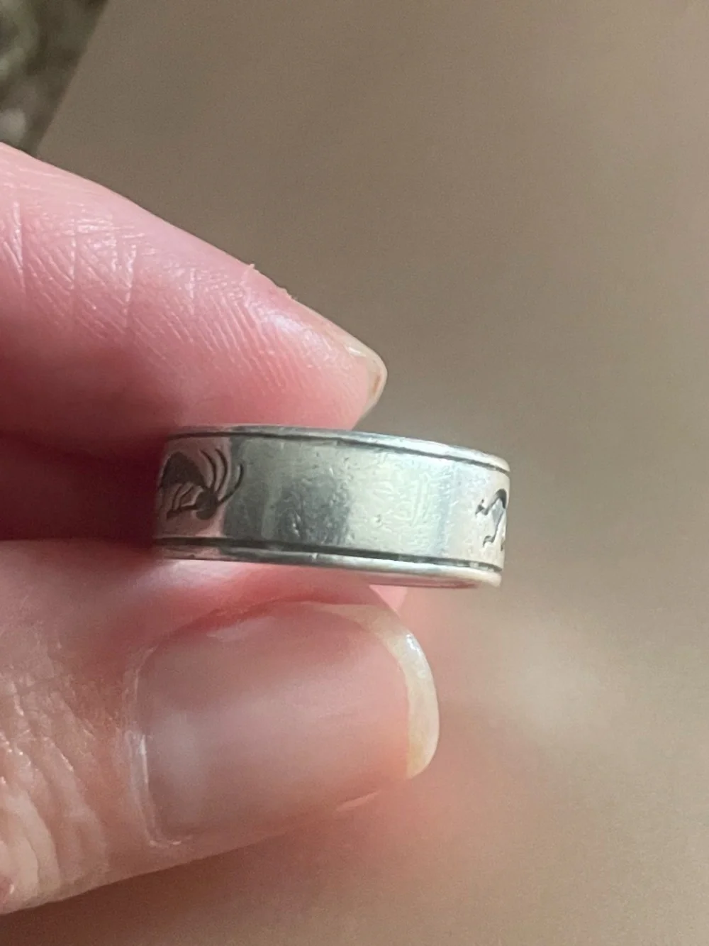 Sterling Silver Kokopelli Ring